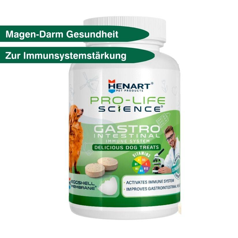 Hunde-Nahrungsergänzung für Magen-Darm Gesundheit & starkes Immunsystem - HenArt® | Nachhaltiges Tierfutter für Hund und Katze 