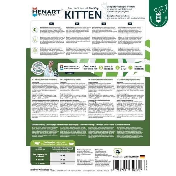 Insekten-Trockenfutter für Kitten & junge Katzen - HenArt® | Nachhaltiges Tierfutter für Hund und Katze 