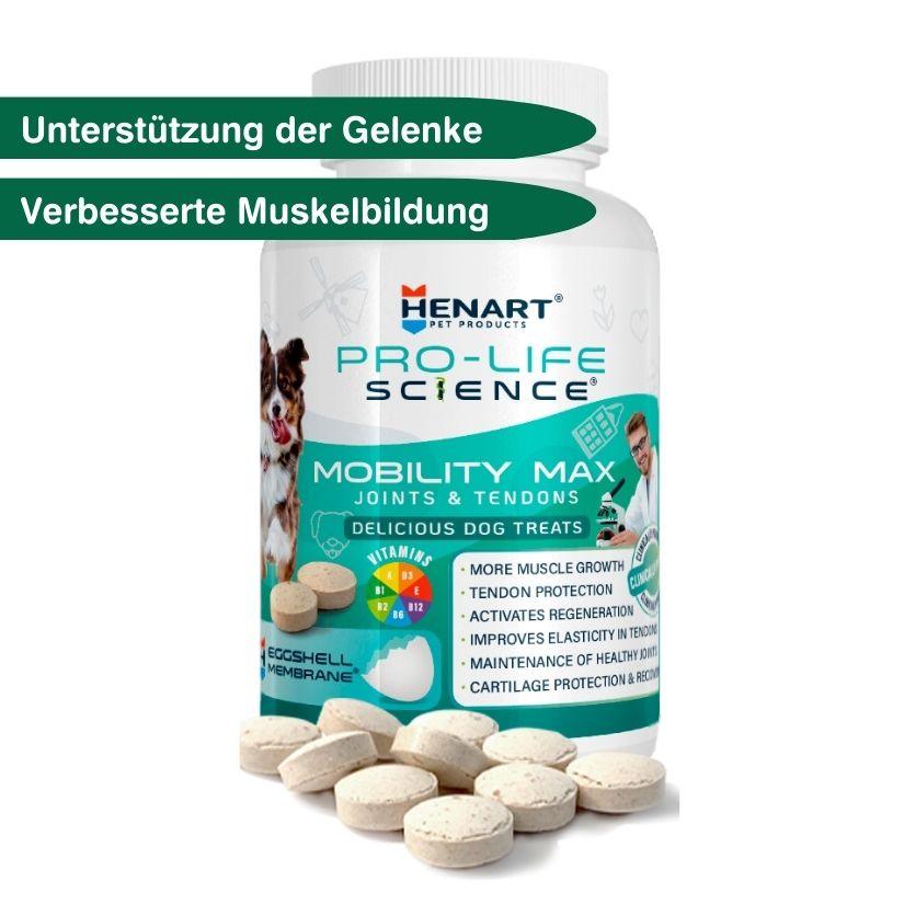 Hunde-Nahrungsergänzung für mehr Bewegung & Mobilität - HenArt® | Nachhaltiges Tierfutter für Hund und Katze 