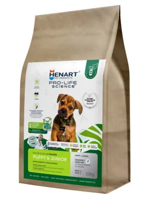 Dry insect food for puppies & young dogs