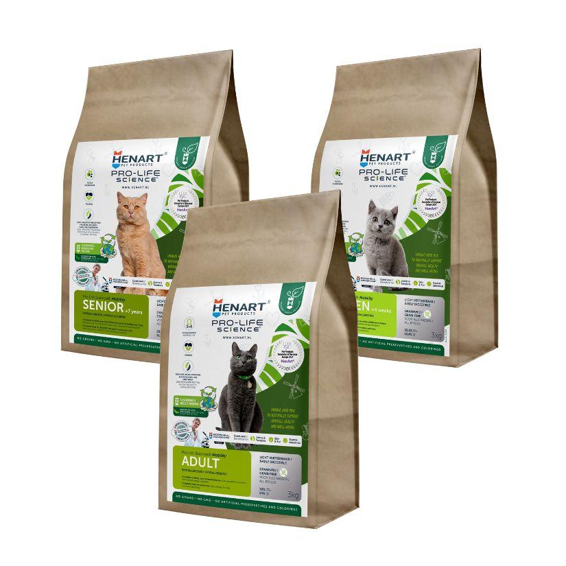 Produktprobe Katzenfutter - HenArt® | Nachhaltiges Tierfutter für Hund und Katze 